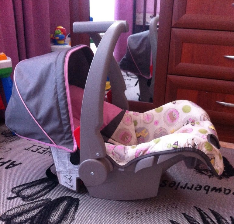 Автокресло Evenflo (0 группа). /ISOFIX/
