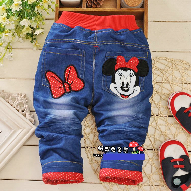 Джинсы Мини Маус (1-2-3-4 года). Цена: 550 руб.