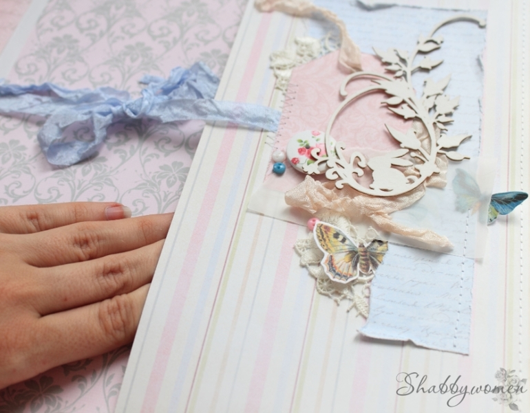 Альбом для новорожденной девочки.