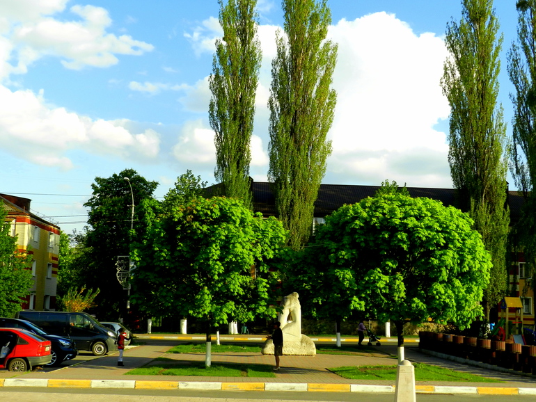 Прогулка по городу. Гляссе.