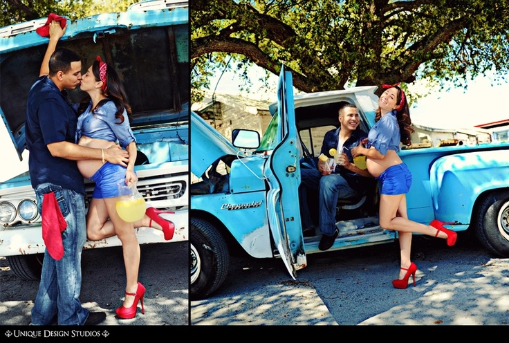Идеи для фотосессии беременных, часть первая PIN UP мамочки