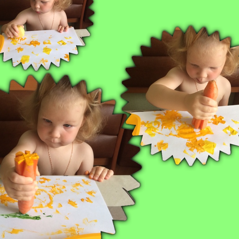 Художка. Занятие 1 : рисование штампами.