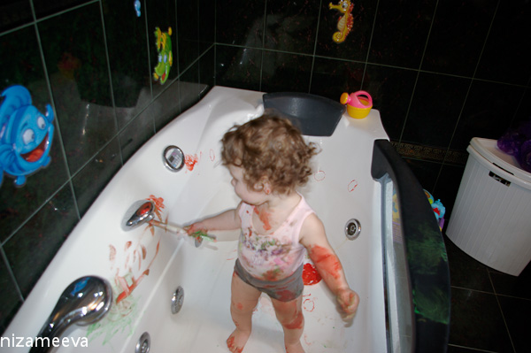 Ванна как холст