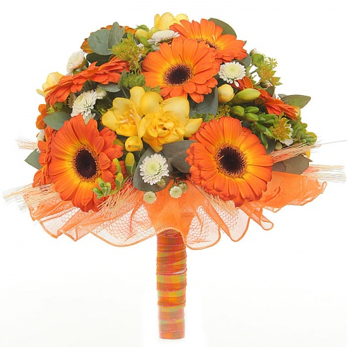 Букет из гербер свадебный