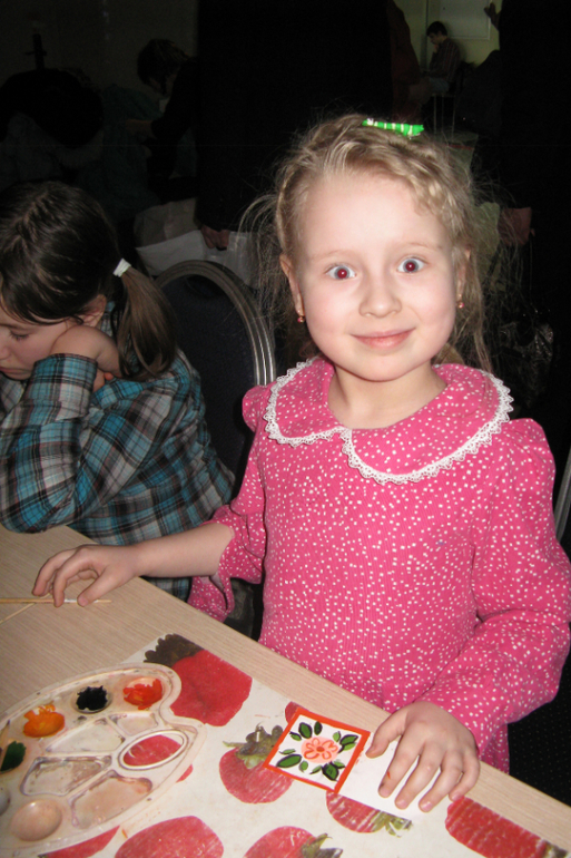 Мастер-класс "Городецкая роспись" детям от 10-15