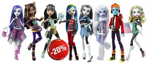 Более 100 Monster High в НАЛИЧИИ
