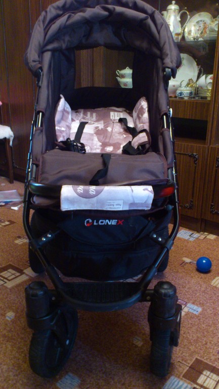 Продаю коляску LONEX SPEEDY V LIGHT 3 в 1 цена 8500