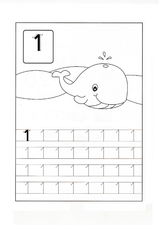 Пишем цифры с малышами: просто распечатайте