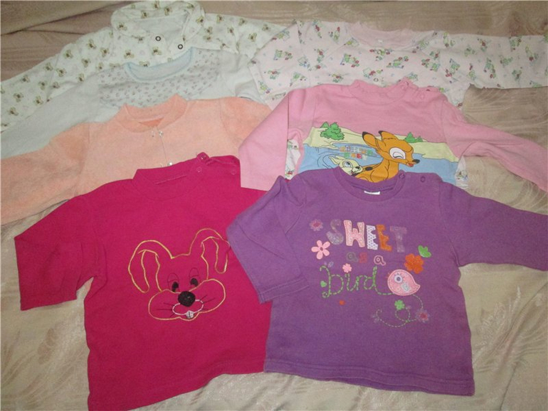 пакет одежды на девочку 86