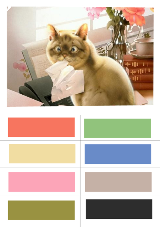 Подборка палитры цветов