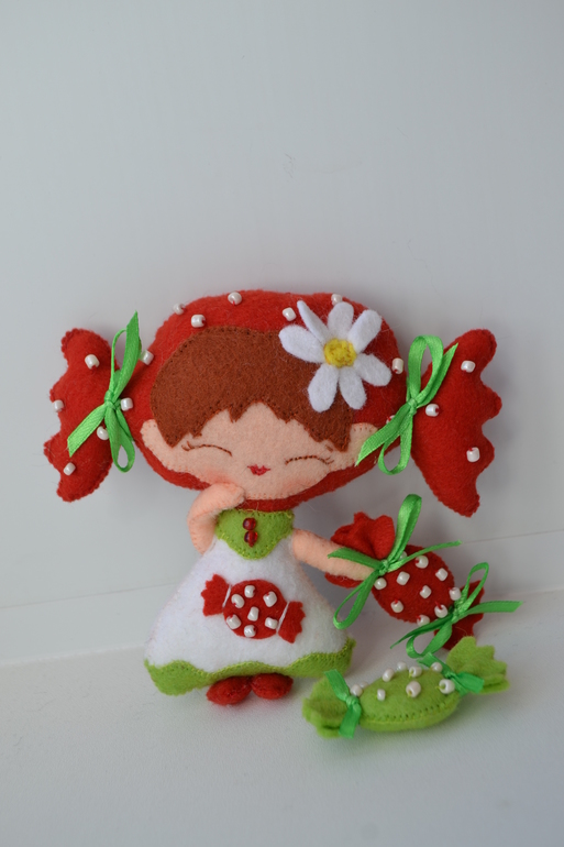 Первые фетрушки в моем исполнении