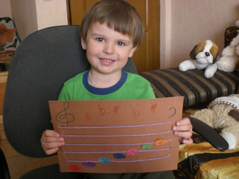 Учим ноты и знакомимся с камертоном))))