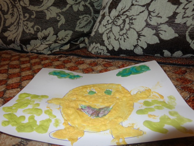 Объемное рисование волшебными красками