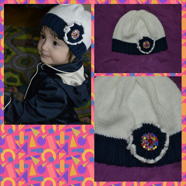 Шапочка на весну для моей дочурки.