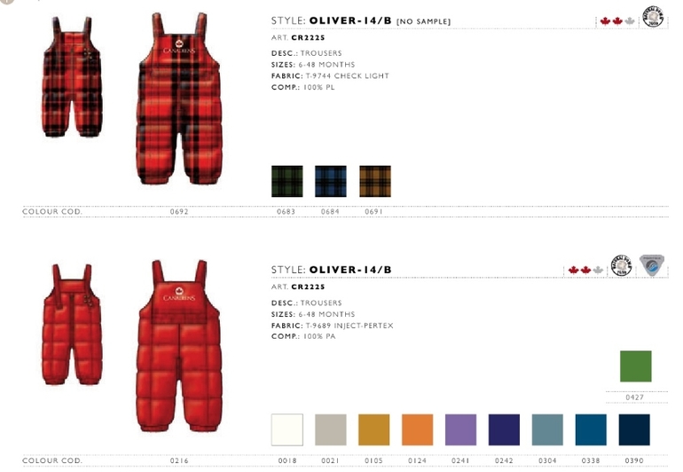 Канадские пуховики - малыши 3 мес-48 мес