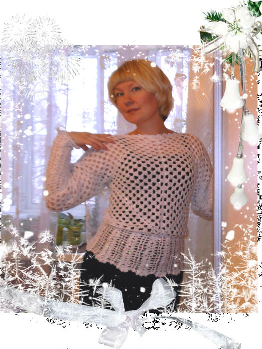 Кофточка "Айрис" - моя импритация кофточки Бэби-Сюрприз