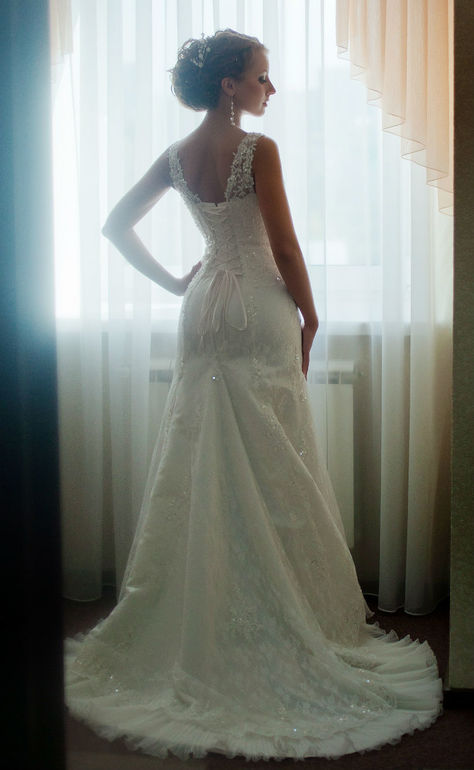 Свадебное платье от Елены Капура