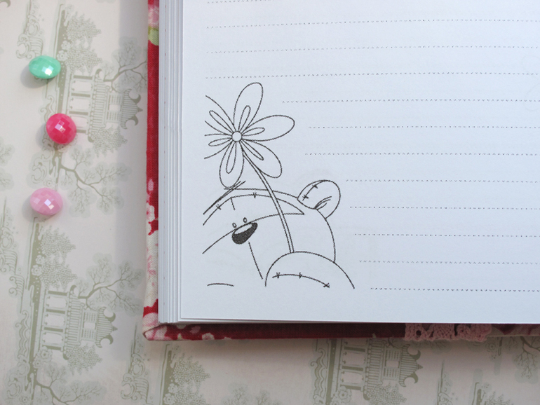 Блокнот с ароматом клубники