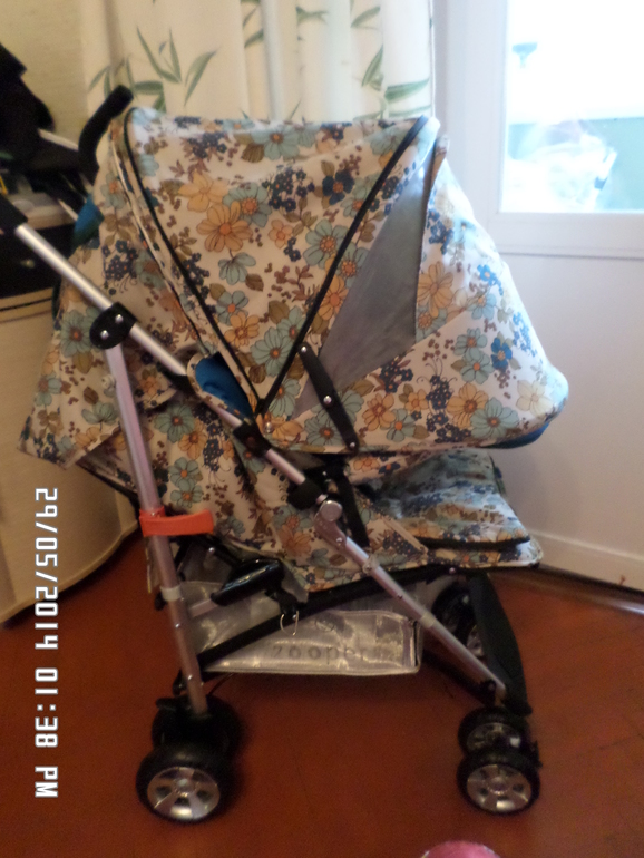 Коляска трость Zooper Twist серия Smart Mountian Flowers