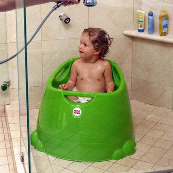 Детская ванна ok Baby Opla. Ванночка для купания ok Baby Opla. Анатомическая ванночка Baby ok Opla. Сиденье детское для купания "ДД" 315*320*250(H)mm арт.11120. Искупала малыша в горячей воде