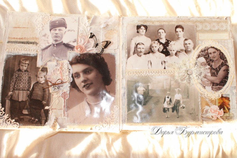 Разворот №1. СП Альбом Шебби Шик.