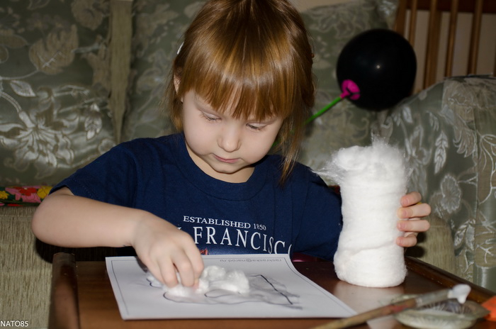 Учим буквы - В