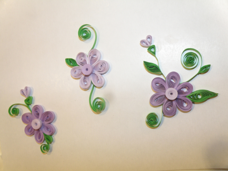 Первые пробы в квиллинге