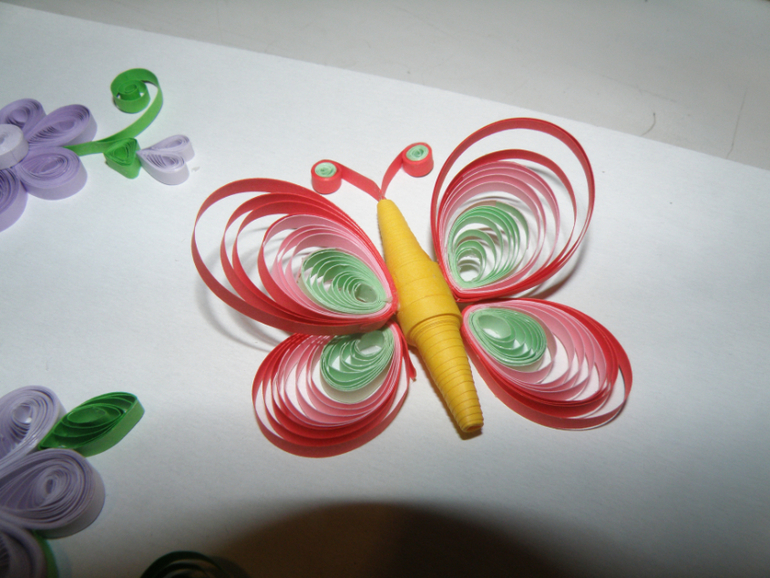 Первые пробы в квиллинге