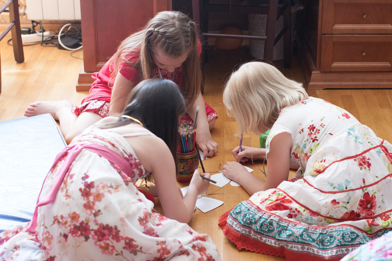 День рождения Иришки - 8 лет