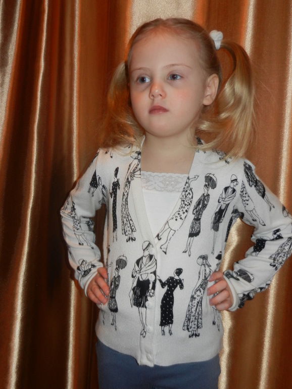 Кофточка для доченьки ("переделкино")