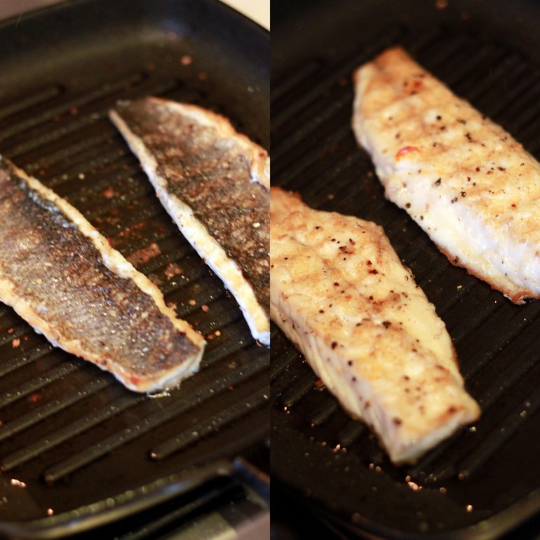 Рыба и паста...