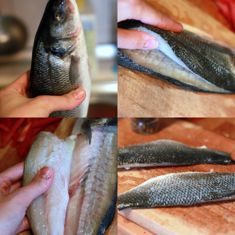 Рыба и паста...