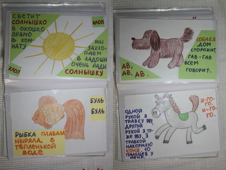 Книжка-самоделка для развития речи.