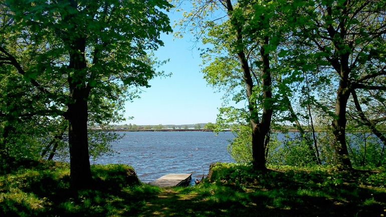 Вдоль Москва реки.