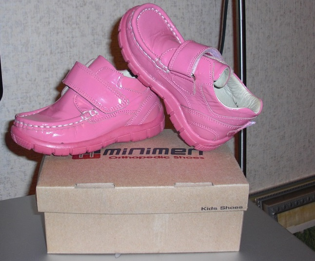 Minimen  полуботинки розовые, 23рр, 15 см по стельке 1700р