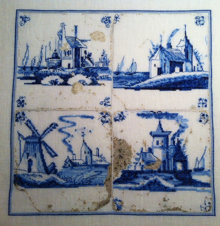 Thea Gouverneur "Старинная Голландская плитка"