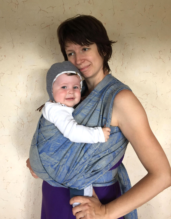 Джинсовый жаккардик, нежно люблю :)