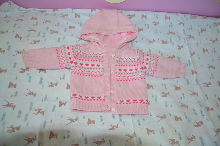 нежный теплый кардиган Mothercare 3-6 мес.