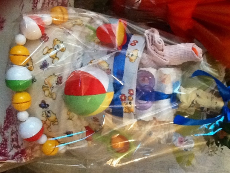 Торт из памперсов, мой)