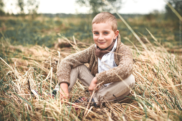 Детская фотосессия "On location". Пашка))