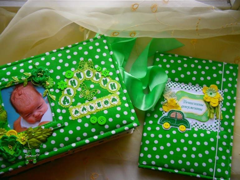 Альбом и папка для Дениски