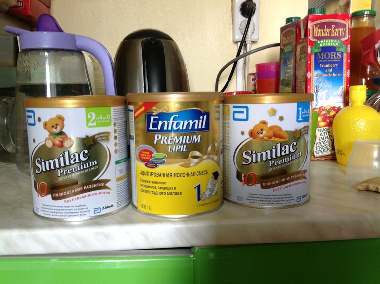 Отдам даром смеси Similac Premium 1, Similac Premium 2, Enfamil Premium 1