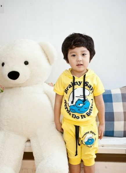 Хлопковые комплекты со смурфами, цена 450 руб! Сразу на ваш адрес!