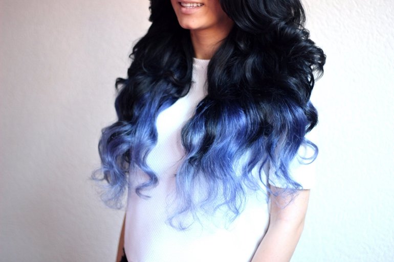 Black Blue Ombre Hair Tumblr Twoj Doktor