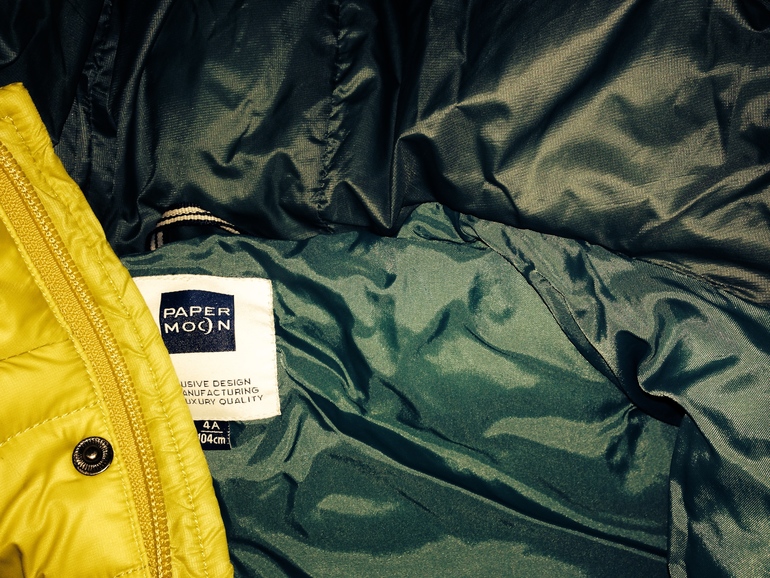 Пуховик paper moon на 104 см + штаны в подарок утеплённые = 4500 руб