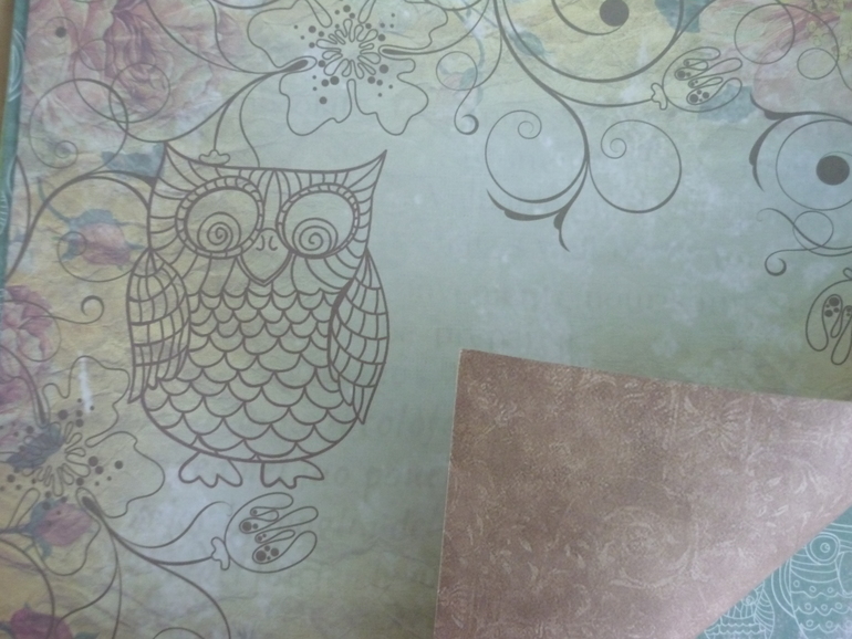 Наборы бумаги с совами