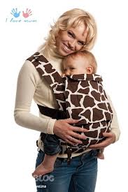 Двусторонний май-слинг Бебихок, I love mum жирафовый 1000р.