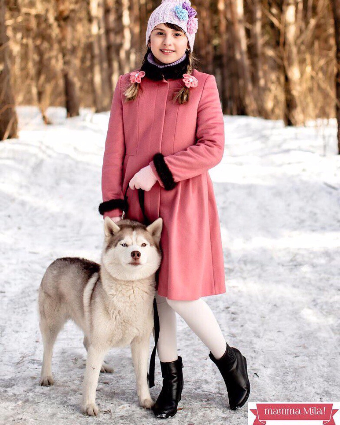 Mamma Mila модное пальто для девочек