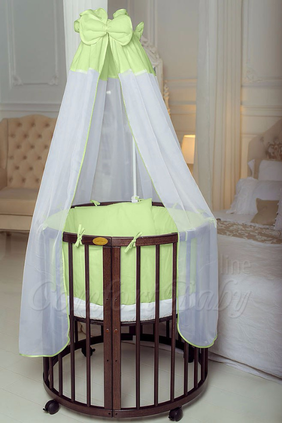 КРОВАТКА- ТРАНСФОРМЕР "COMFORT BABY" .Цена: 25 000 руб.  ХАРАКТЕРИСТИКИ:  возраст детей: 0-5 лет  габариты модели (Д х Ш х В): 1) колыбельки: 78*76*81 см  2) овальной кроватки: 128*76*81 cм  матрас приобретается отдельно.  максимальная нагрузка: 120 кг  Материал: изготавливается только из настоящего массива бука высшего сорта.  сборка: кровать в разобранном виде, простота сборки, инструкция по сборке на русском языке  продукция сертифицирована  производство: Россия  гарантия: 2 года   Дополнительные характеристики: 4 положения по высоте (расстояние положения дна от пола без колес: 1см, 12см, 37см, 57см; расстояние между отверстиями снизу-наверх: 12см, 15см, 20см.); 3 прутика - съемные.  КОНМПЛЕКТАЦИЯ:  1-я ступень - круглая кроватка  2-я ступень - овальная кроватка  3-я ступень - диванчик  4-я ступень - манеж  5-я и 6-я ступени - 2 кресла и столик  7-я ступень - пеленальный столик  ДОПОЛНИТЕЛЬНЫЕ ОПЦИИ:  Комплект постельный "Classic" +6950 руб.  Комплект постельный "Colorit" + 11990 руб.  Фирменный держатель для балдахина +790 руб.  Комплект цельных матрасов " Холкон"/ "Кокос" (круглый+овальный) +8490 руб  Маятник "ComfortBaby Pendulum" 2 в 1+6990 руб.