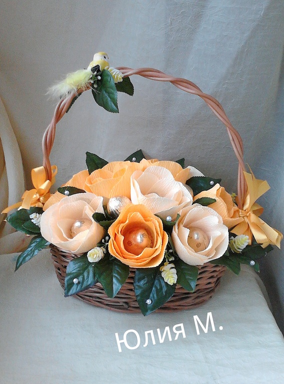 Ручной миник, корзина и сумочка.